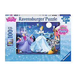 Avis Ravensburger Puzzle 100 pièces Adorable Cendrillon avec Paillettes au Thème Disney Princesse Multicolore