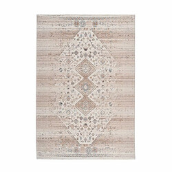 Paris Prix Tapis Vintage à Poils Courts Baroque XI Beige 120 x 170 cm