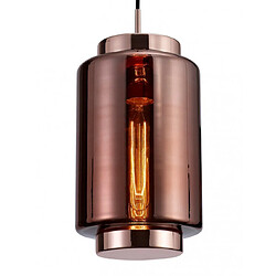 Luminaire Center Suspension design Jarras Cuivre 1 ampoule 46cm pas cher