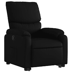 Avis vidaXL Fauteuil inclinable Noir Similicuir