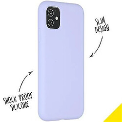 Universal Étui en silicone liquide iPhone 11 - violet