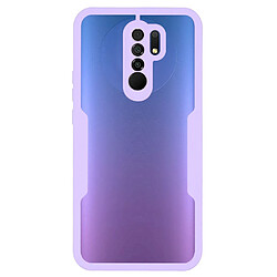 Coque en TPU + acrylique violet pour votre Xiaomi Redmi 9