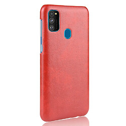 Avis Wewoo Coque Rigide Pour Galaxy M30s antichoc Litchi PC + Etui en PU rouge