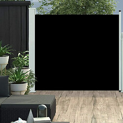 Maison Chic Auvent latéral rétractable de balcon | Store extérieur | Auvent solaire de patio 170x300 cm Noir -GKD80318