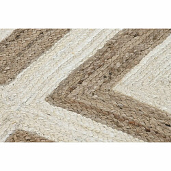 Avis Tapis DKD Home Decor Scandi Blanc Marron Clair Jute (200 x 200 x 1 cm)