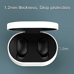 Wewoo Coque Housse de protection en silicone pour Xiaomi Redmi AirDots Blanc pas cher