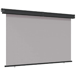 vidaXL Auvent latéral de balcon 145x250 cm Gris