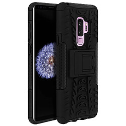 Avizar Coque Samsung Galaxy S9 Plus Protection Antichocs+Support Intégré - Noir