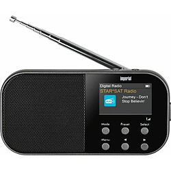 Imperial DABMAN 15 Radio de poche DAB+, FM AUX, DAB+, FM verrouillage clavier, fonction réveil, rechargeable anthracite