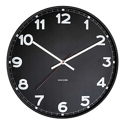 Avis Karlsson Horloge ronde en métal New classic 40 cm noir.