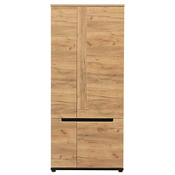 Dansmamaison Armoire 4 portes battantes Chêne miel - COSPRI