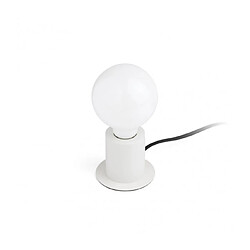 faro Lampe de table Ten blanc mat 1 ampoule 7,5cm