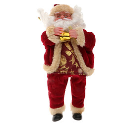 poupée santa claus jouet flanelle santa figurine ornement rouge