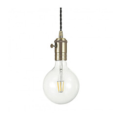 Ideal Lux Suspension Doc Métal Plomb 1 ampoule 18cm