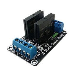 2 Canaux Module Relais à Semi-Conducteurs 12V G3MB-202P Avec Fusible Résistif pas cher