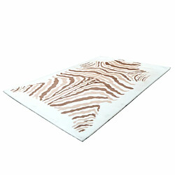 Acheter Paris Prix Tapis Imprimé Animal Rabbit Beige & Marron 120 x 160 cm