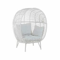 Inside 75 Fauteuil Ovale NAOMI / Blanc