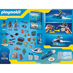 Acheter Playmobil® City Action Calendrier de l'Avent Jeu de bain Policiers mission aquatique