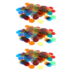 360pcs PRO Count Bingo Chips Marqueurs Pour Bingo Game Cards 3cm 6 Color