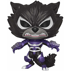 Funko- Pop Bobble: Marvel: Venom S2-Rocket Raccoon Figurine de Collection, 40707, Multicolore