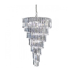 Searchlight Grand Chandelier Sigma Chrome 9 ampoules 128cm