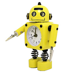 Avis 2pcs Chambre Robot Réveil Réveil Horloge Décor Arts Ornements Enfants Cadeaux