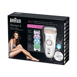 Braun Ensemble Beauté Epilateur Silk-Epil 9 SkinSpa - 9-961