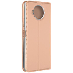 Avizar Housse Nokia 8.3 5G Porte-carte Fonction Support Finition Satinée Rose