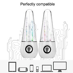 Universal Haut-parleurs sans fil Bluetooth Danseur Danse Water avec lumière LED multicolore