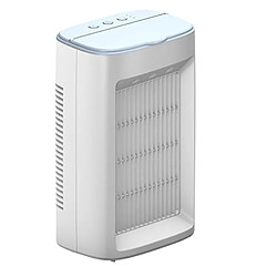 Ventilateur de Climatiseur Portable, Ventilateur de Refroidisseur d'Air USB 3 en 1 Purificateur d'Humidificateur de Bureau pour Chambre à Coucher Salons Bureau