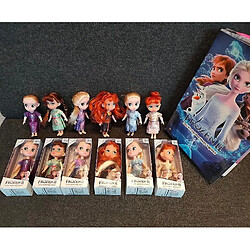 Avis Universal 6pcs photo princesse mini poupée jouet kit cadeau enfant