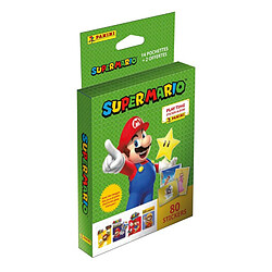 Carte à collectionner Panini Super Mario Blister avec 13 pochettes et 1 offerte