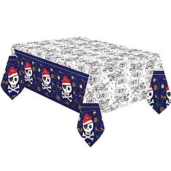 NAPPE PAPIER PIRATES CHASSE AUX TRÉSORS 120X180CM