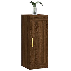 Avis Maison Chic Armoire murale,Meuble de Rangement,Armoire Suspendue chêne marron 34,5x34x90 cm bois d'ingénierie -MN63429