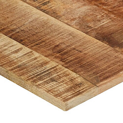 Avis vidaXL Dessus de table 120x60x(1,5-1,6) cm Bois de manguier brut