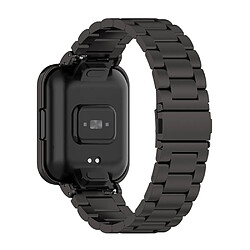 Bracelet en métal trois perles, noir pour votre Xiaomi Redmi Watch 2 Lite