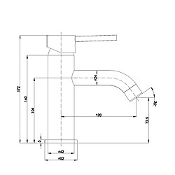 Avis Kiamami Valentina MITIGEUR POUR LAVABO FINITION EN NOIR MAT | FASSA