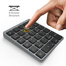 Universal Clavier numérique Bluetooth Clavier portable sans fil Couverture en alliage d &'aluminium Tablette iPad pas cher