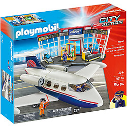 Playmobil® PLAYMOBIL 70114 - City Action Avion avec aeroport et tour de contrôle