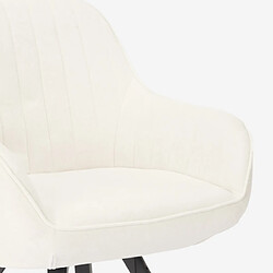 Ahd Amazing Home Design Chaise pivotante cuisine salle à manger design moderne Tandil | Blanc pas cher