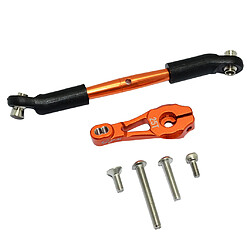 Avis Bras de direction en cornes et embouts de bielle en aluminium pour voiture TRX4 1/10 RC orange