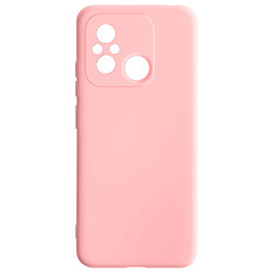 Avizar Coque pour Xiaomi Redmi 12C Semi-rigide Soft-touch Fast Cover Rose