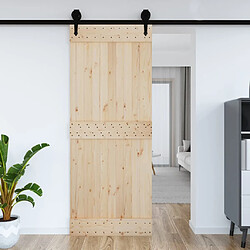 vidaXL Porte NARVIK 90x210 cm bois massif de pin