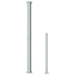 Avis vidaXL Auvent latéral rétractable de patio 200x500 cm Gris