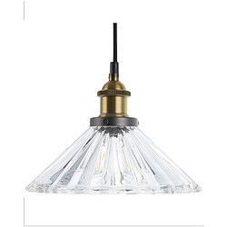 Beliani Lampe suspension COLORADO Verre Transparent