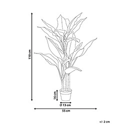 Avis Beliani Plante artificielle DIEFFENBACHIA 110 cm