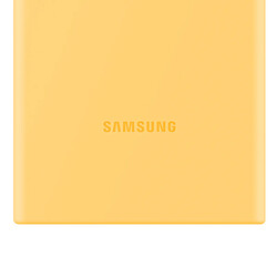 Coque en silicone pour Samsung Galaxy S24 Ultra Jaune