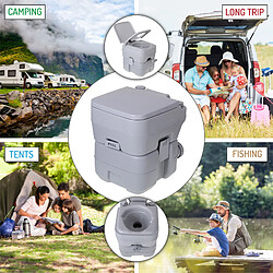 Avis Toilette Portable Chimique pour Adultes 20L Camper, Camping, Auto Caravane WC, , Gris, Camry, CR1035