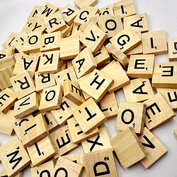 jeux de lettres, Lettres en bois