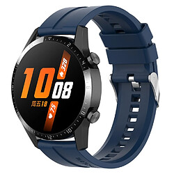 Bracelet en silicone 20mm pour Huawei Watch GT Runner - Bleu foncé